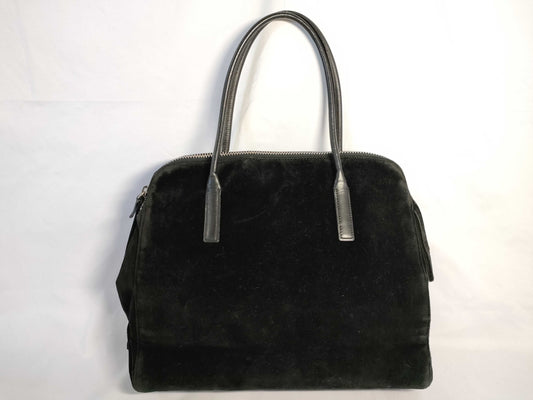 PRADA PRADA Suede Black Tote Bag Tote Bag