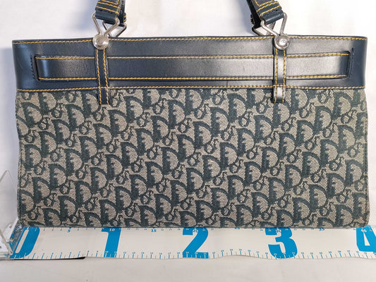 Dior Trotter Belt Motif Canvas and Leather Handbag BM-1001