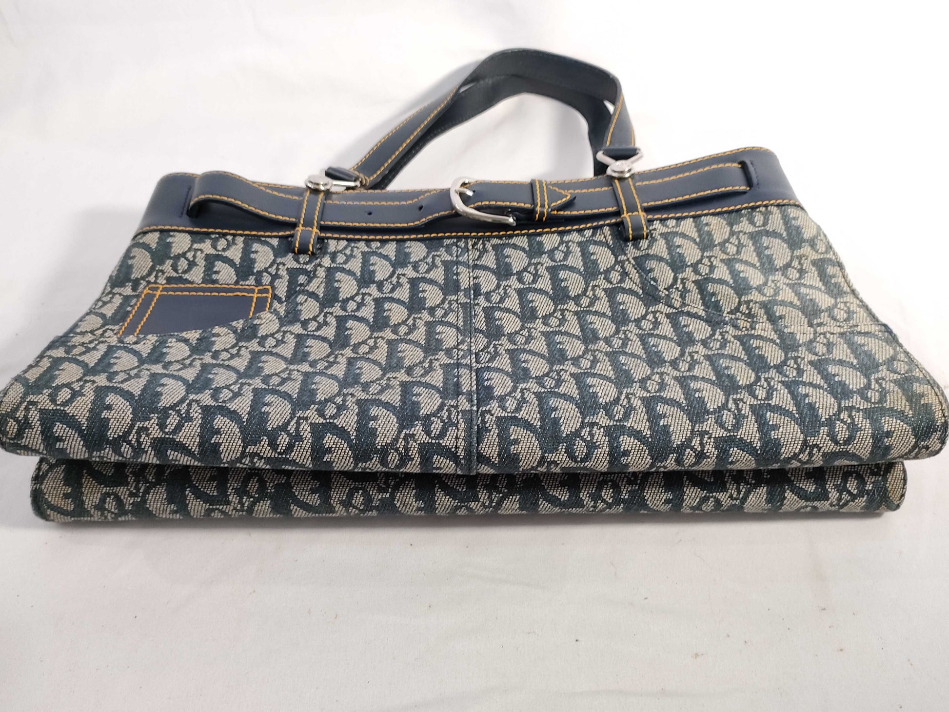 Dior Trotter Belt Motif Canvas and Leather Handbag BM-1001