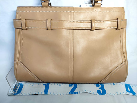 COACH COACH Leather Handbag G0951-F08A71 Beige AB Handbag