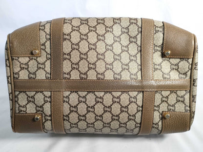 GUCCI GG Supreme PVC Boston Plus Boston Bag
