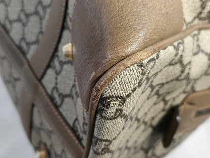 GUCCI GG Supreme PVC Boston Plus Boston Bag