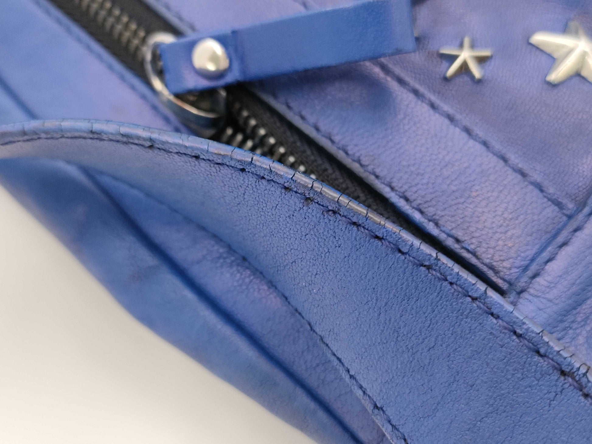 JIMMY CHOO Studded Waist Bag, Blue