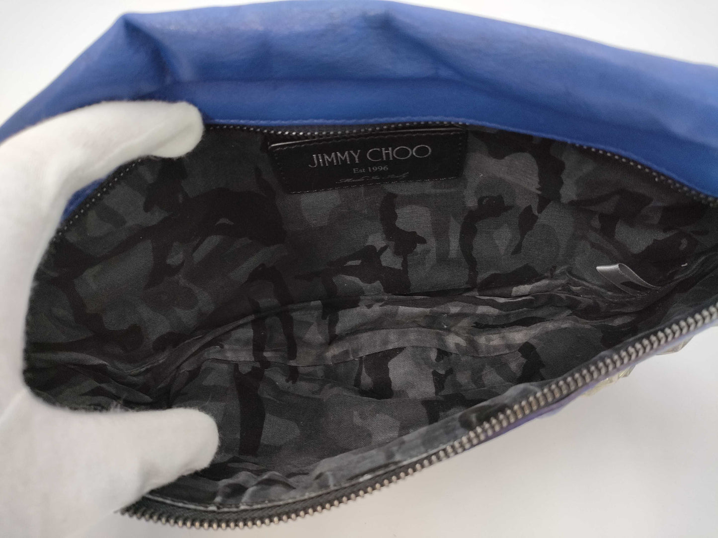 JIMMY CHOO Studded Waist Bag, Blue