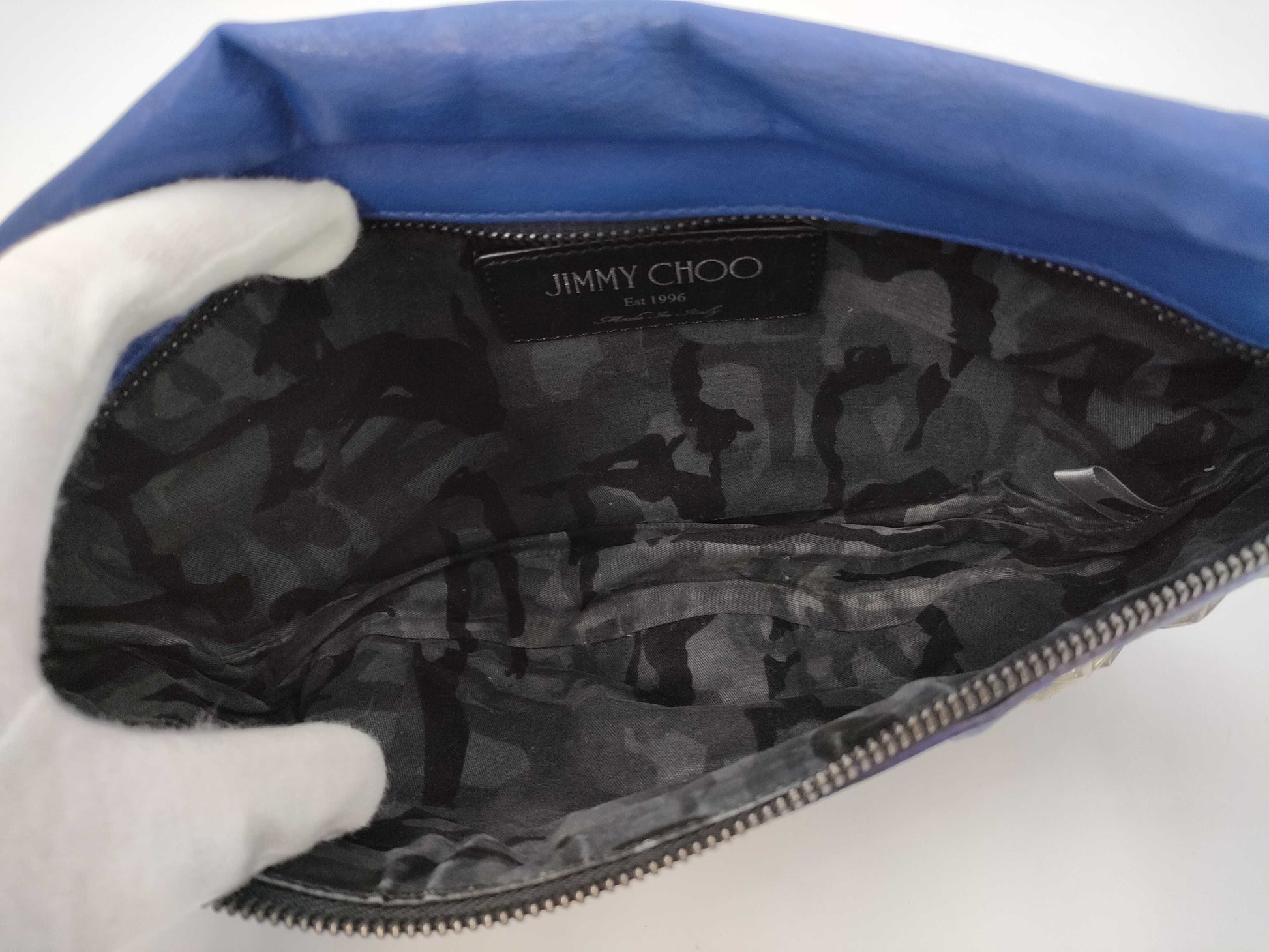 JIMMY CHOO Studded Waist Bag, Blue