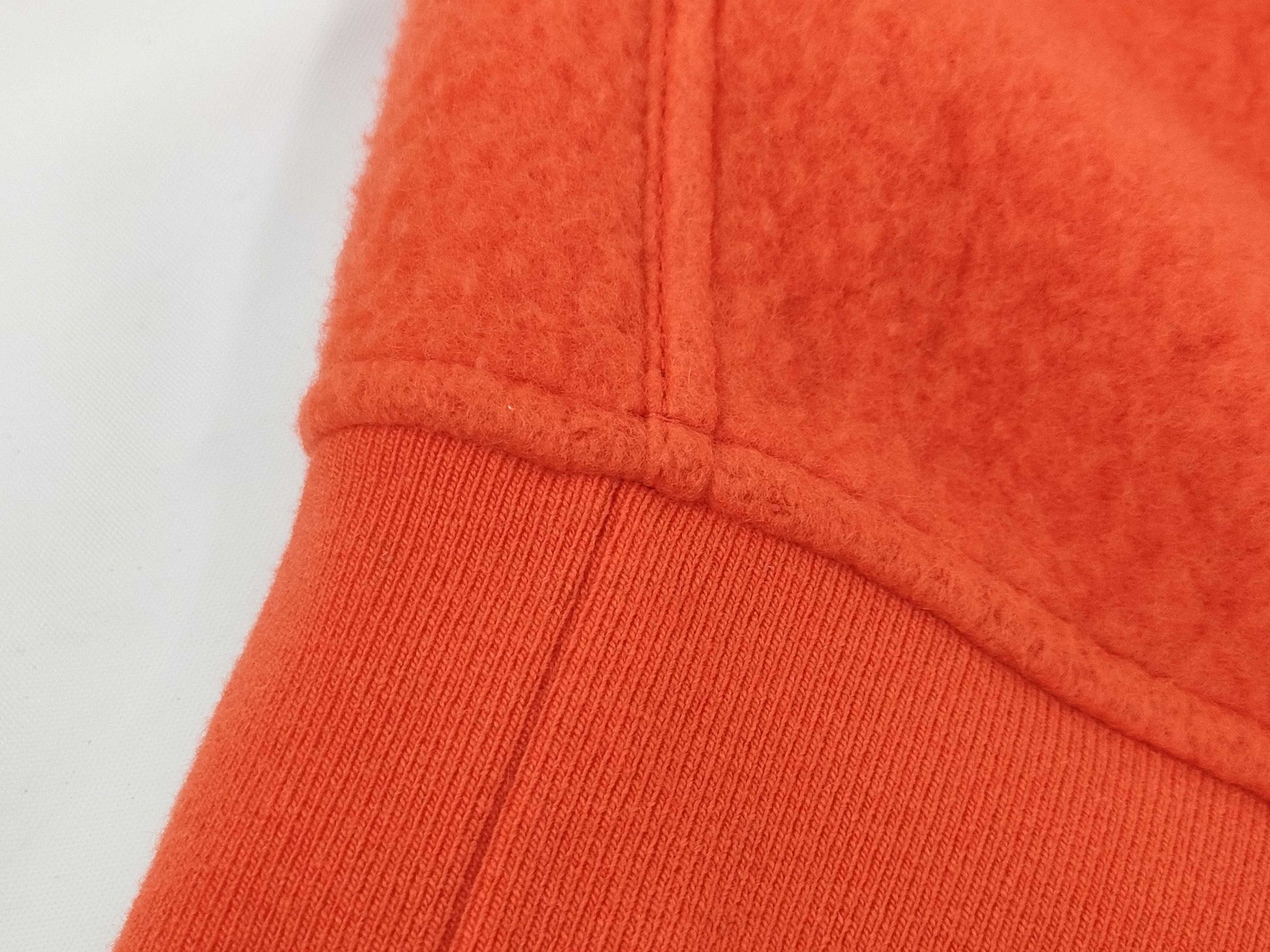 HERMES Trimmed Cashmere and Leather Sweatshirt, Orange, Size M, Tops