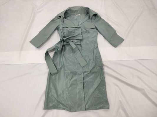 MaxMara MAX MARA 100% Silk Long Coat 40 Coat