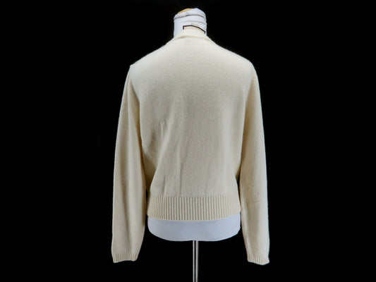 GUCCI 100% Cashmere GG Marmont Cardigan with Gold Buttons