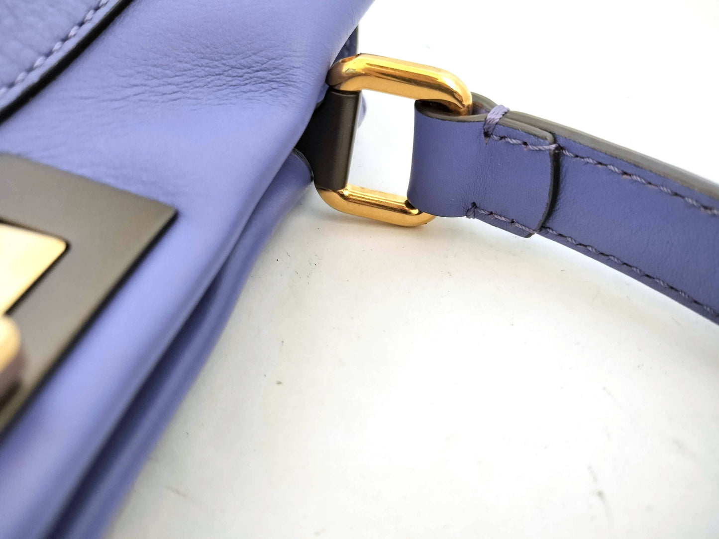 FENDI Peekaboo Regular 2-way Studded Strap Handbag