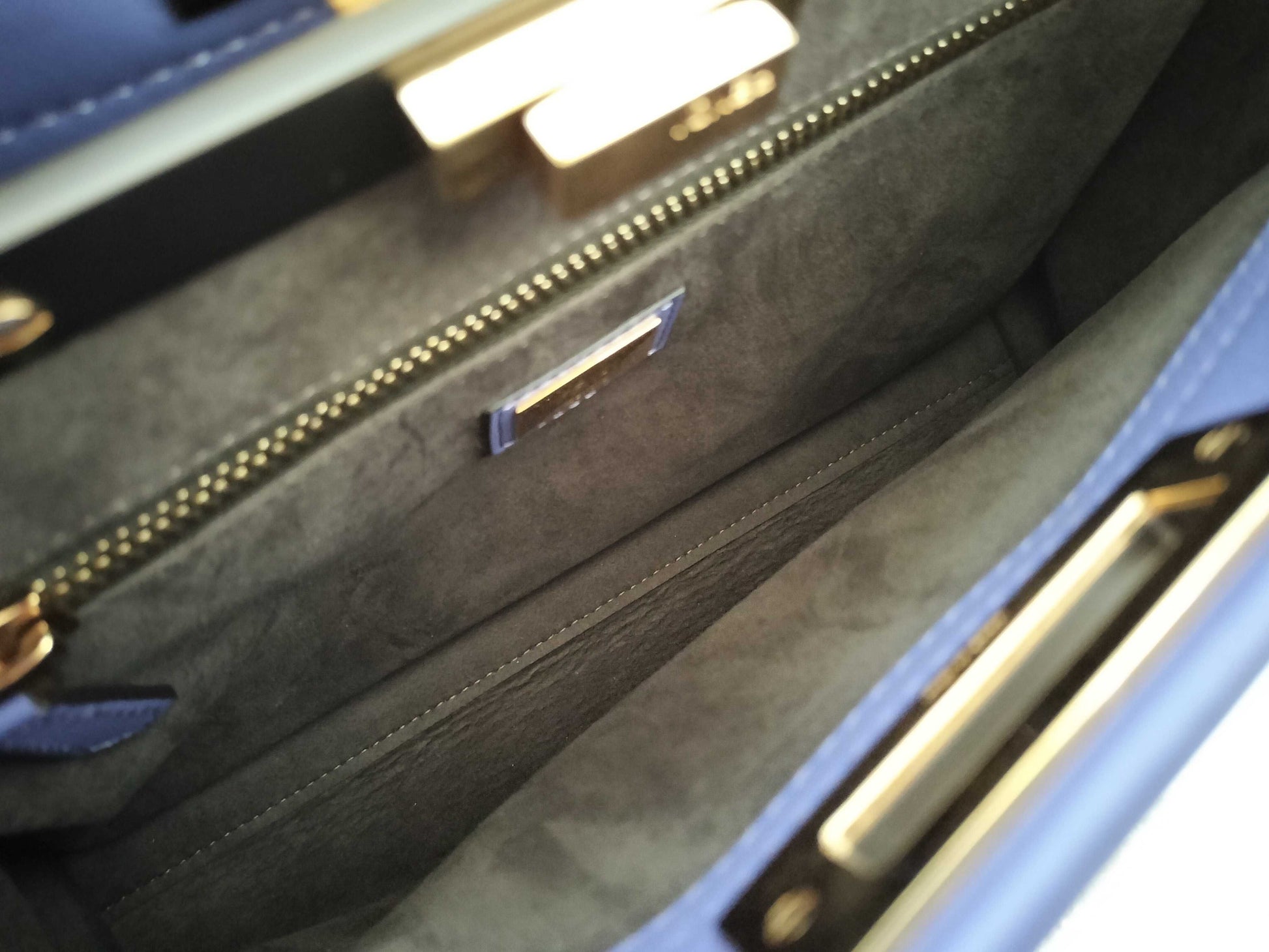 FENDI Peekaboo Regular 2-way Studded Strap Handbag