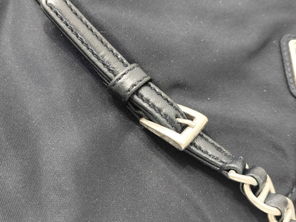 PRADA Nylon Chain Shoulder Bag Nylon Shoulder Bag