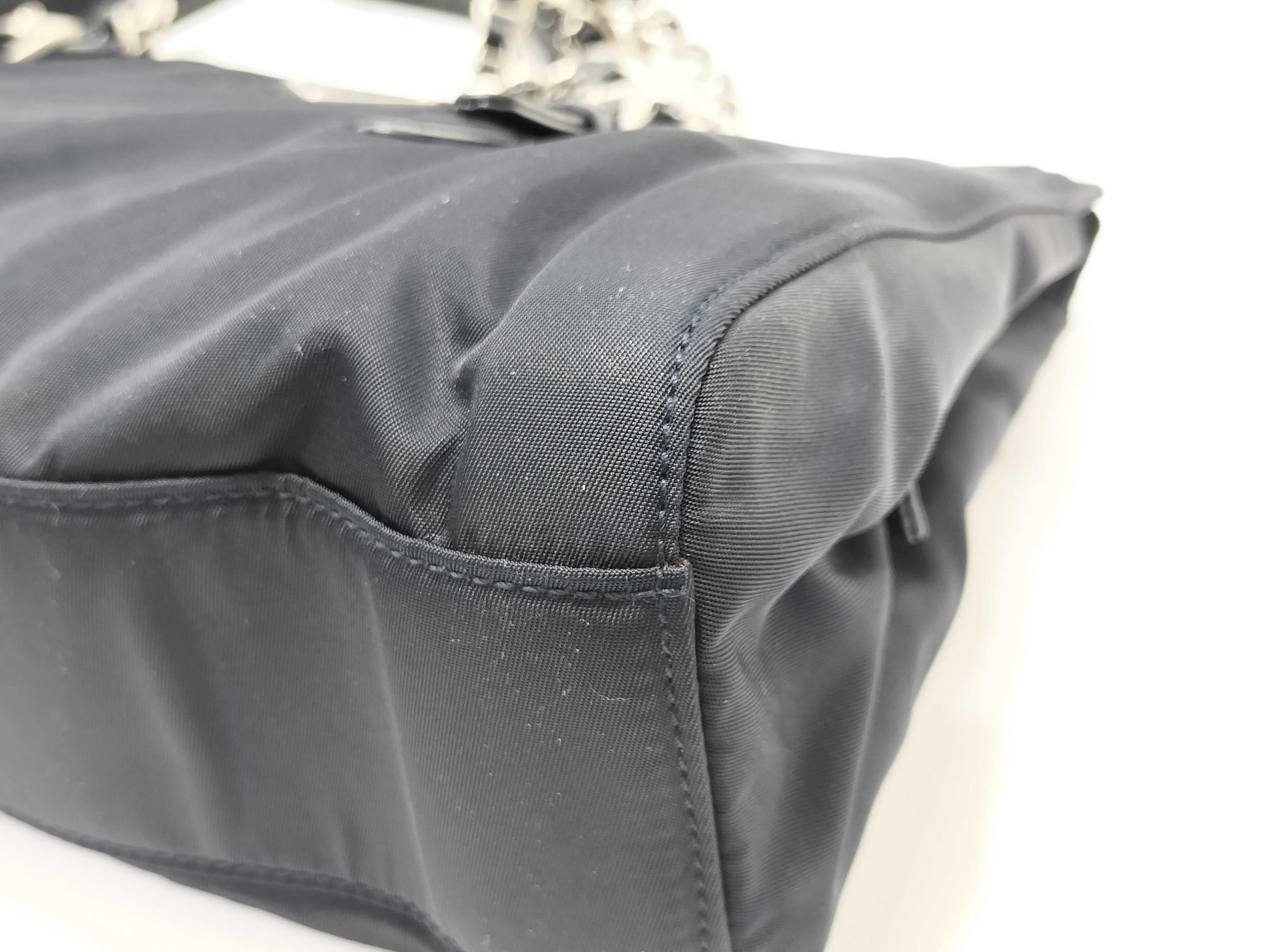 PRADA Nylon Chain Shoulder Bag Nylon Shoulder Bag