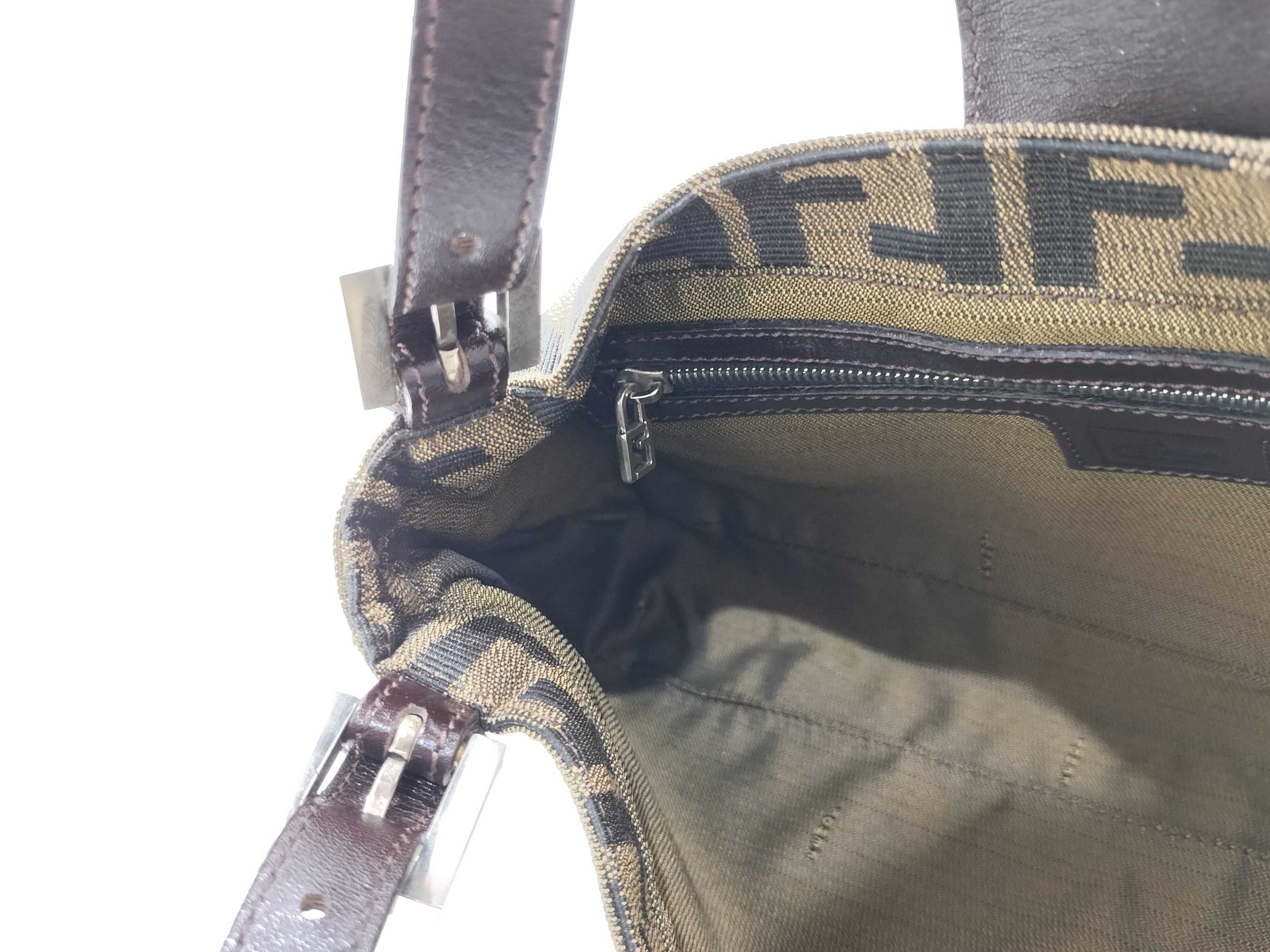 FENDI Zucca pattern Mamma Bucket Zucca handbag