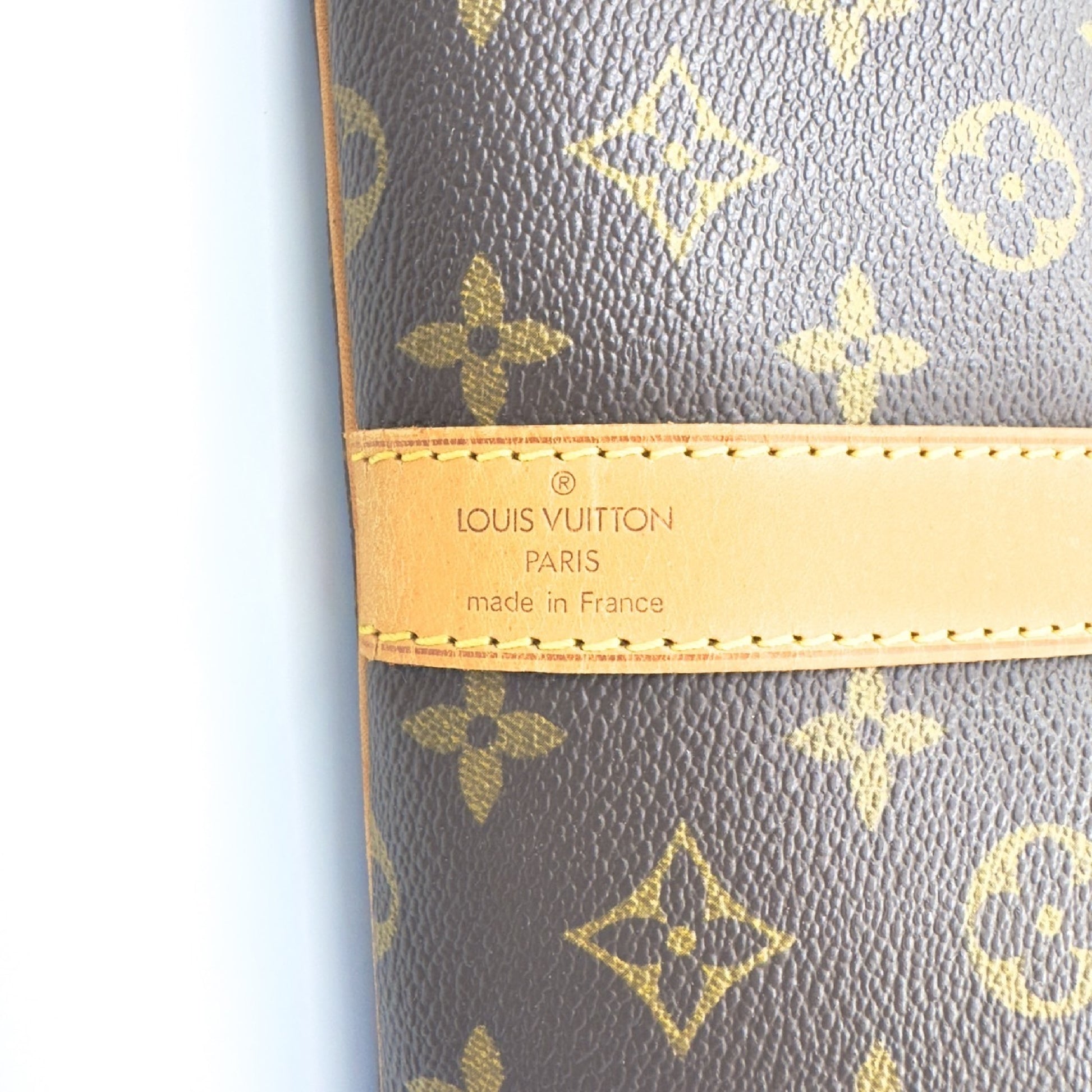 LOUIS VUITTON Monogram Keepall Bandouliere 55 Boston Bag