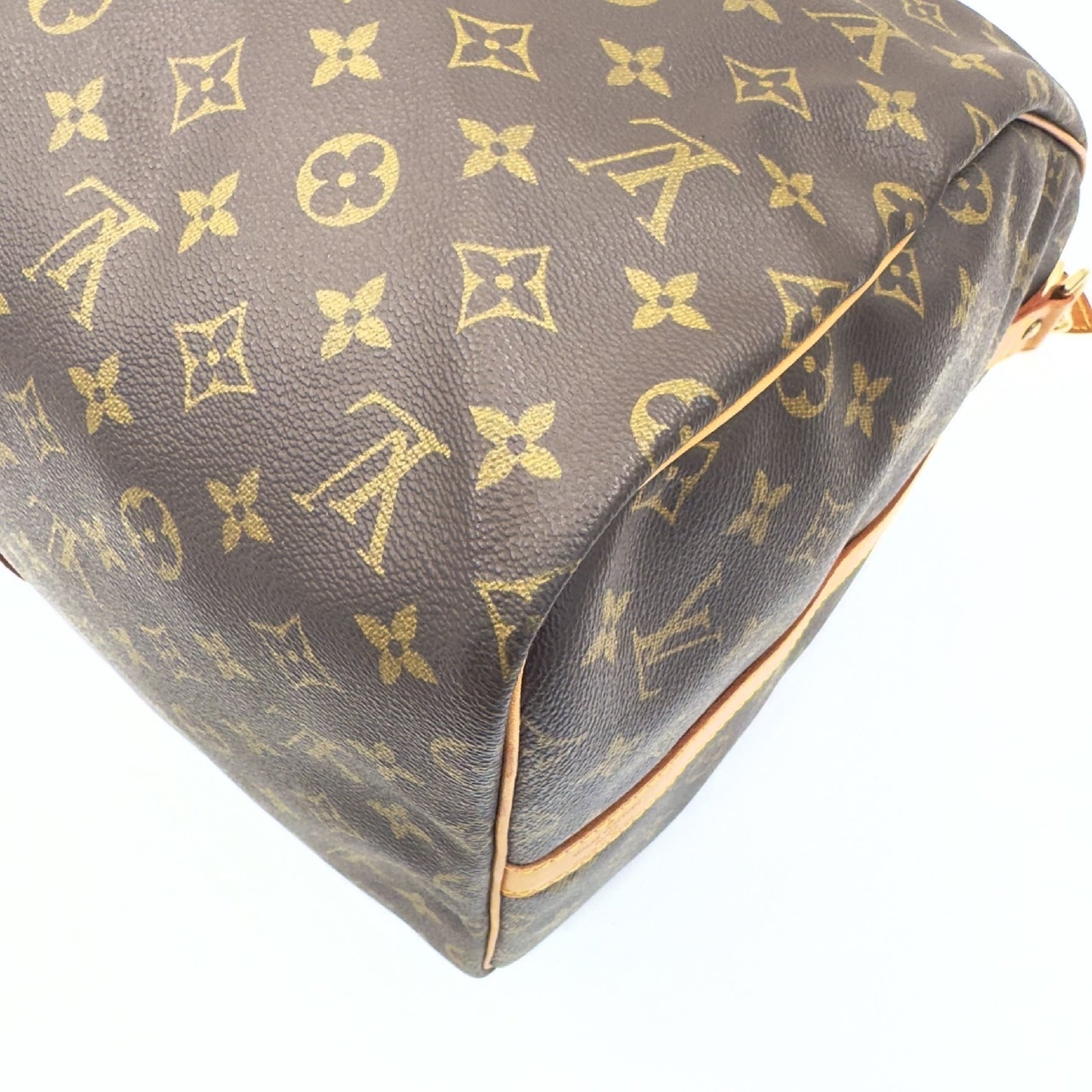 LOUIS VUITTON Monogram Keepall Bandouliere 55 Boston Bag