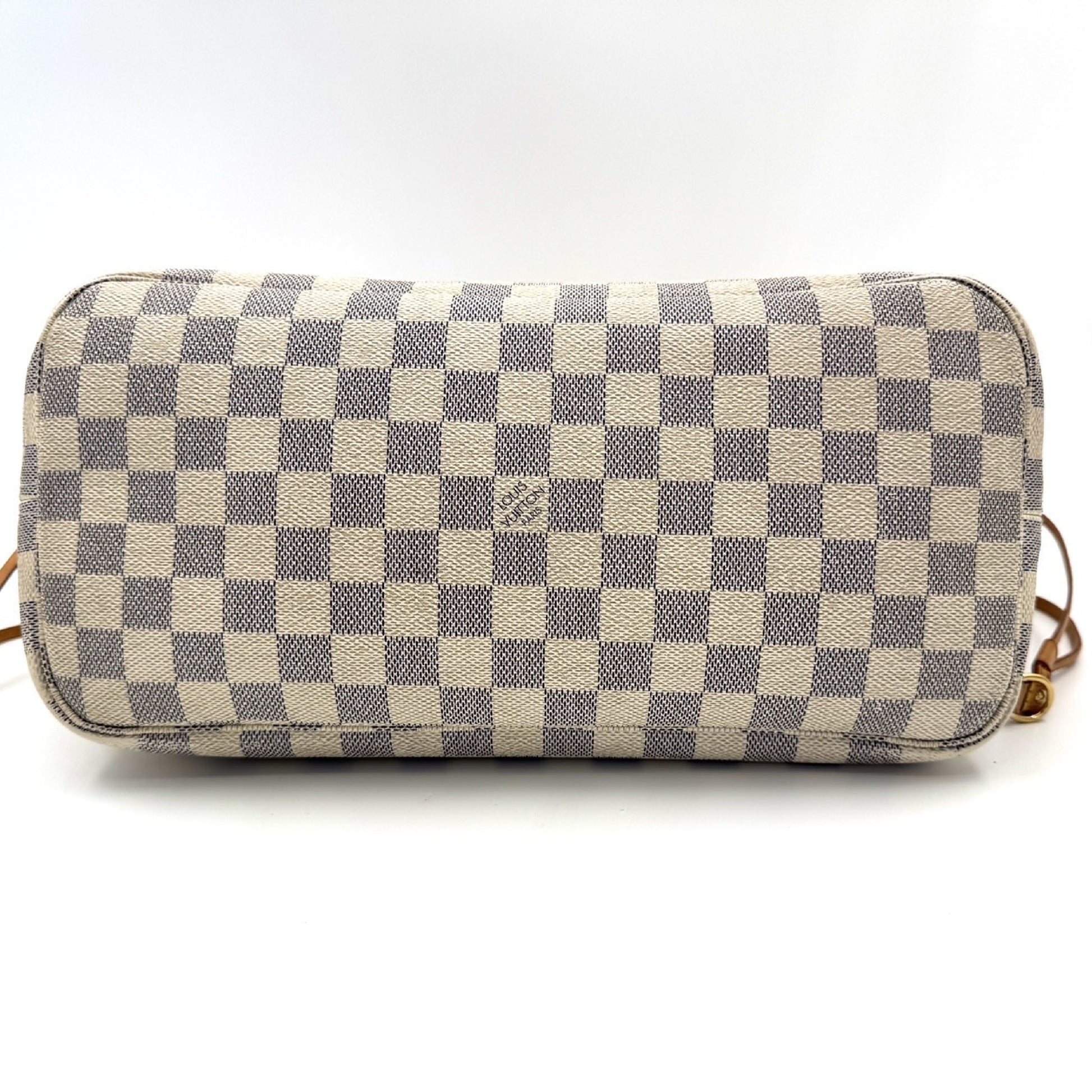 LOUIS VUITTON Damier Azur Neverfull Tote Bag