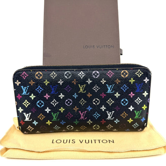 LOUIS VUITTON Monogram Multicolor Zippy Wallet