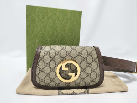 GUCCI GG Supreme Unused GG Supreme 703807 Belt Bag/Waist Bag