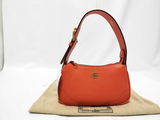 GUCCI Unused GG Marmont Aphrodite Handbag 739076 Orange