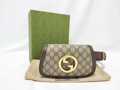 GUCCI GG Supreme Unused GG Supreme 703807 Belt Bag/Waist Bag