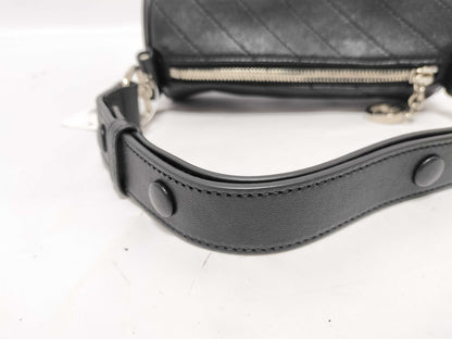 Unused GUCCI Blondie 760170 GG Charm Hand Leather Black Shoulder Bag