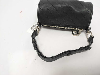 Unused GUCCI Blondie 760170 GG Charm Hand Leather Black Shoulder Bag
