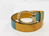GUCCI Unused G Buckle Two-Tone Bicolor Belt 709954 Size 90