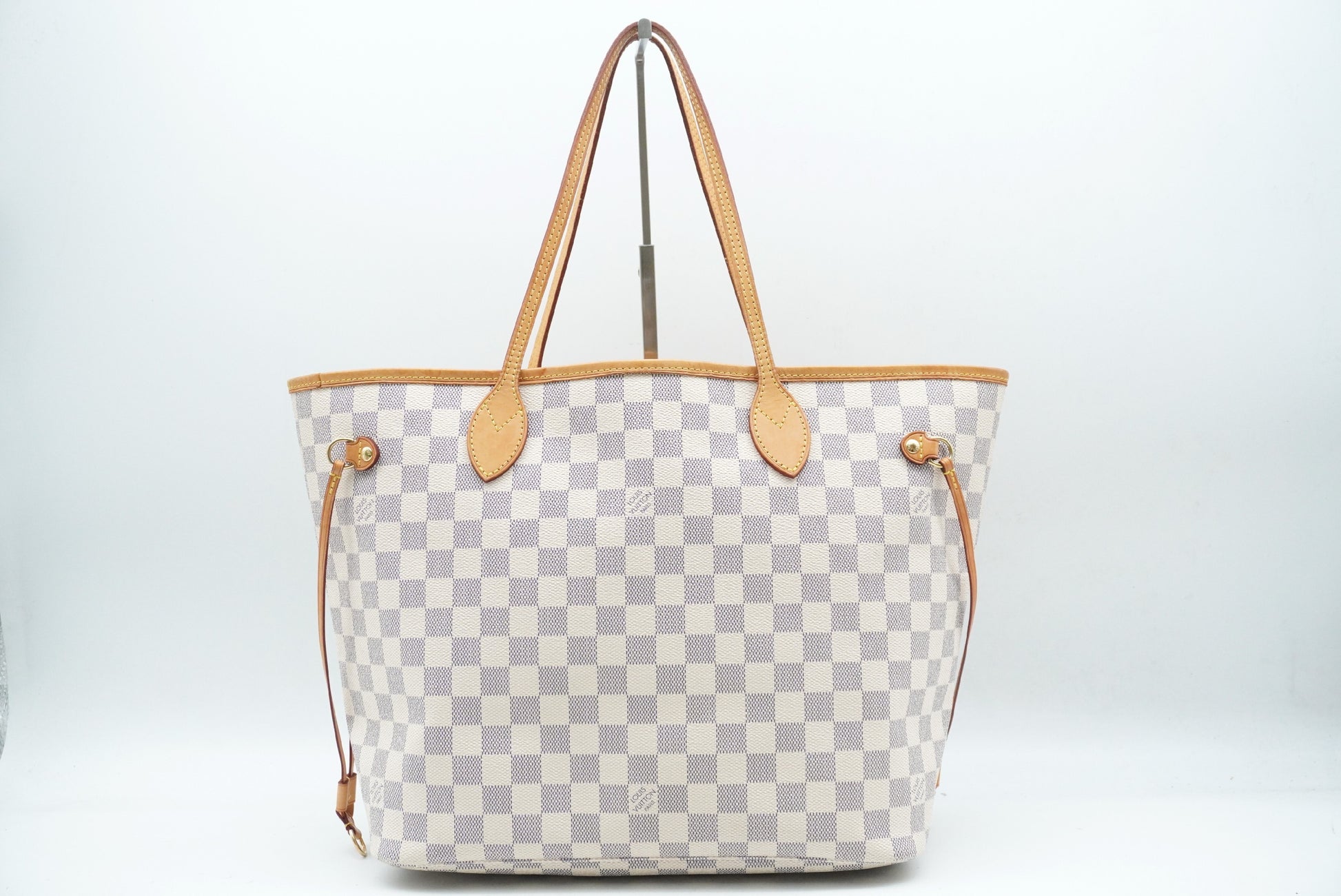 LOUIS VUITTON Damier Azur Neverfull MM N41361 Tote Bag