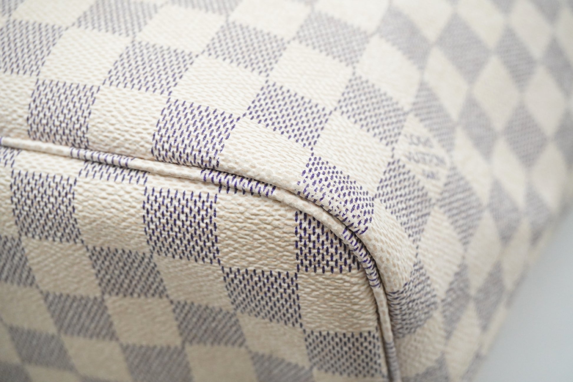 LOUIS VUITTON Damier Azur Neverfull MM N41361 Tote Bag