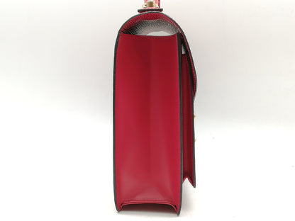 LOUIS VUITTON Epi Monceau M52127 Shoulder Strap with Key, Red Handbag