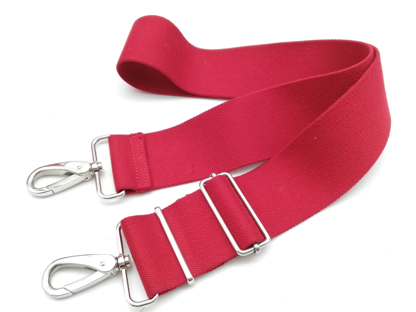 PRADA Canapa Red Shoulder Strap Tote Bag