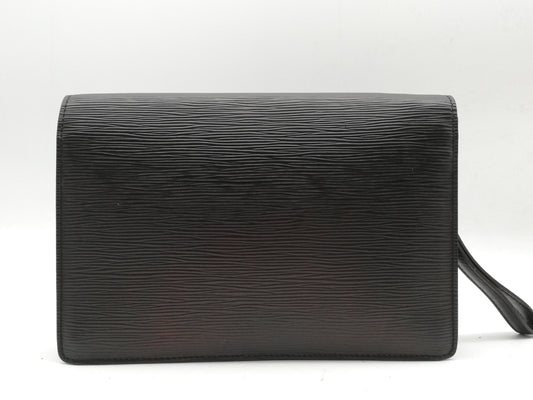LOUIS VUITTON Epi Serie Dragonne M52612 Noir Second Bag