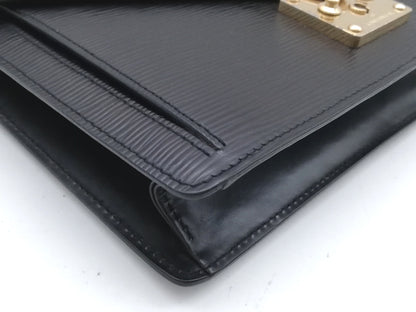 LOUIS VUITTON Epi Serie Dragonne M52612 Noir Second Bag
