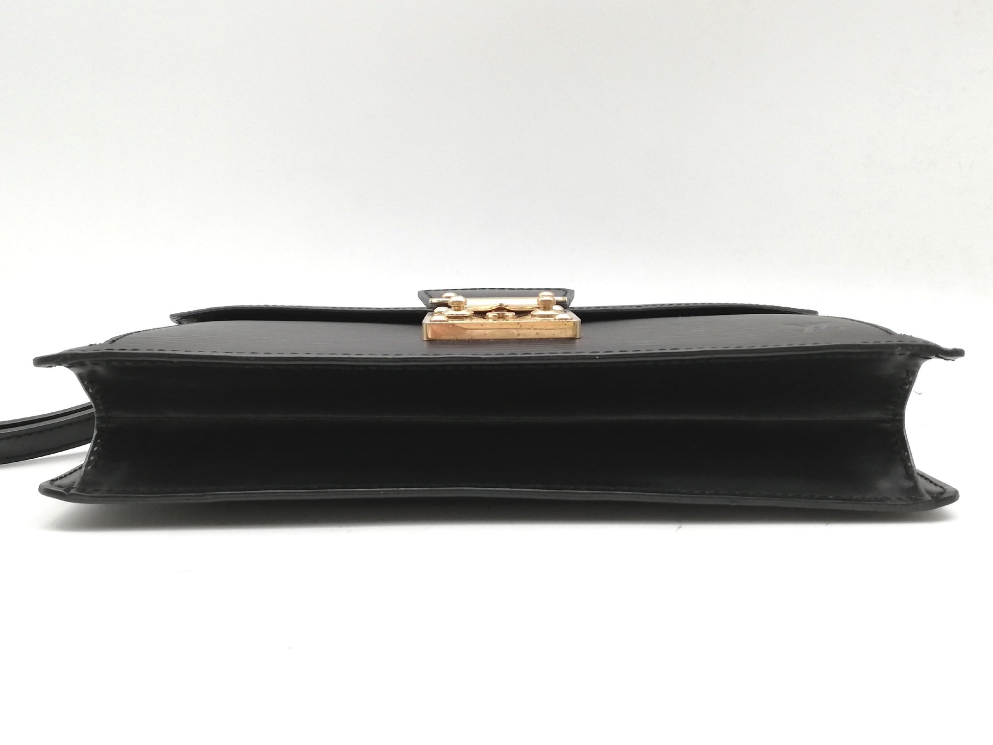 LOUIS VUITTON Epi Serie Dragonne M52612 Noir Second Bag