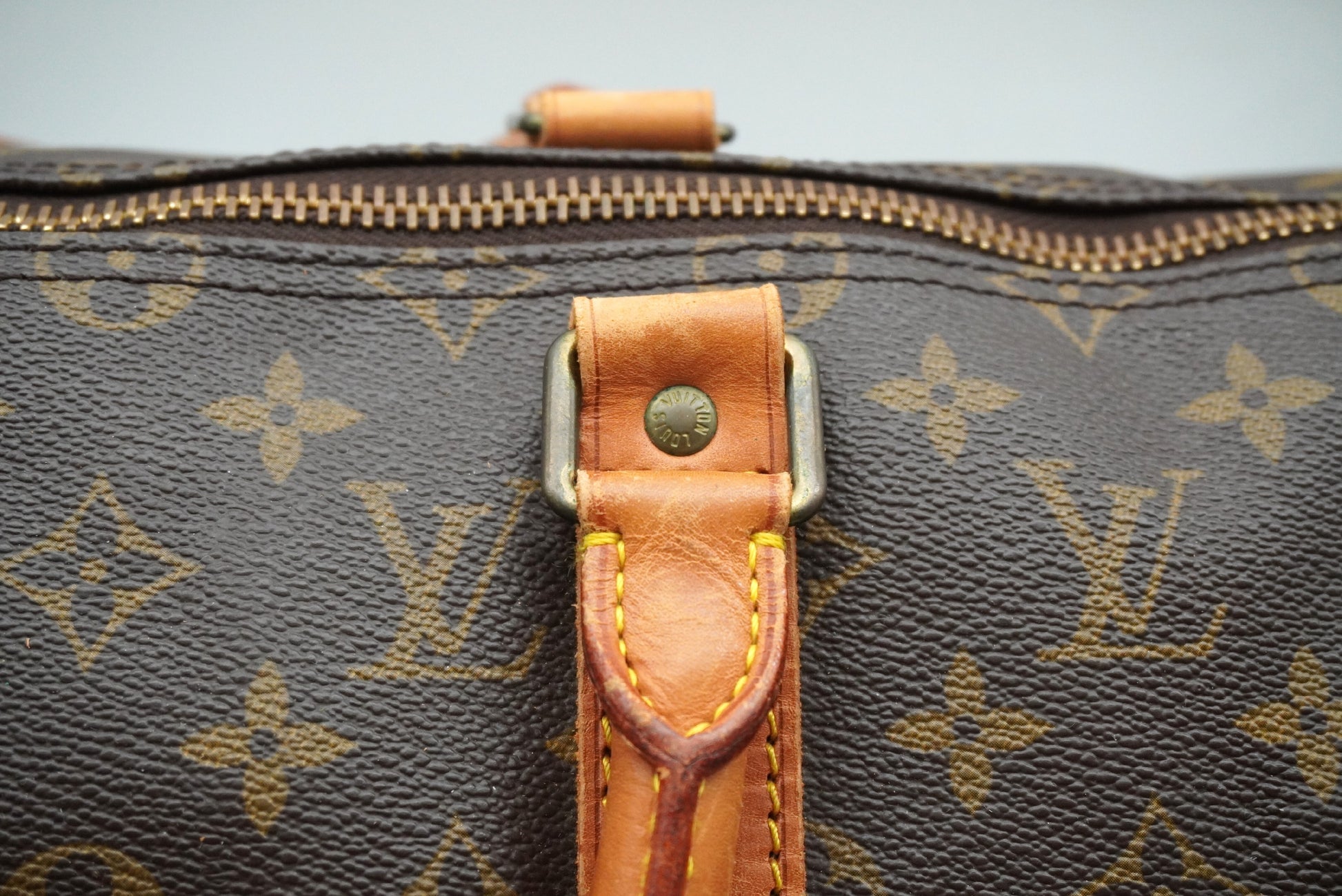 LOUIS VUITTON Monogram Keepall Bandouliere 50 M41416 Shoulder Strap Boston Bag