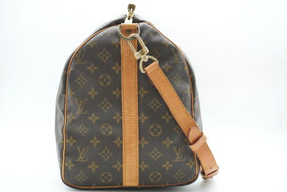 LOUIS VUITTON Monogram Keepall Bandouliere 50 M41416 Shoulder Strap Boston Bag