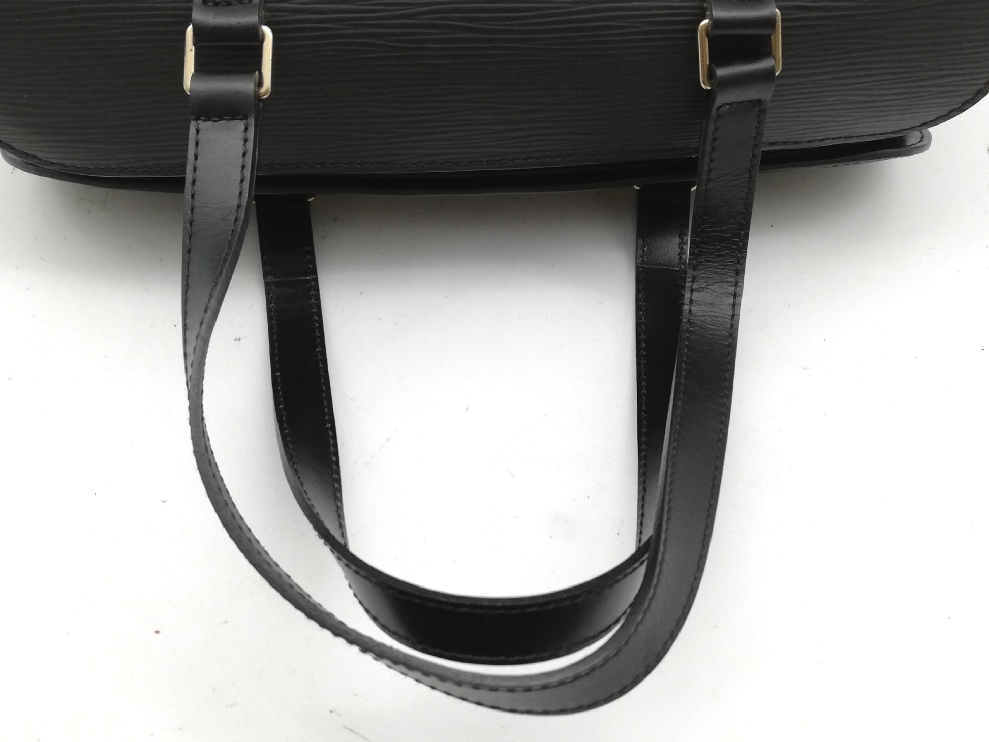 LOUIS VUITTON Epi Soufflot M52222 Noir Handbag