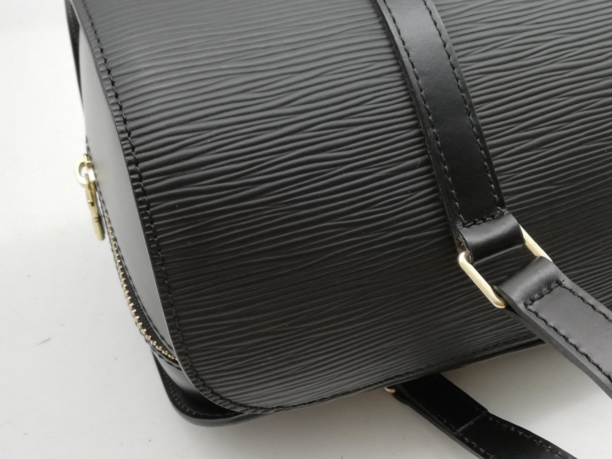 LOUIS VUITTON Epi Soufflot M52222 Noir Handbag