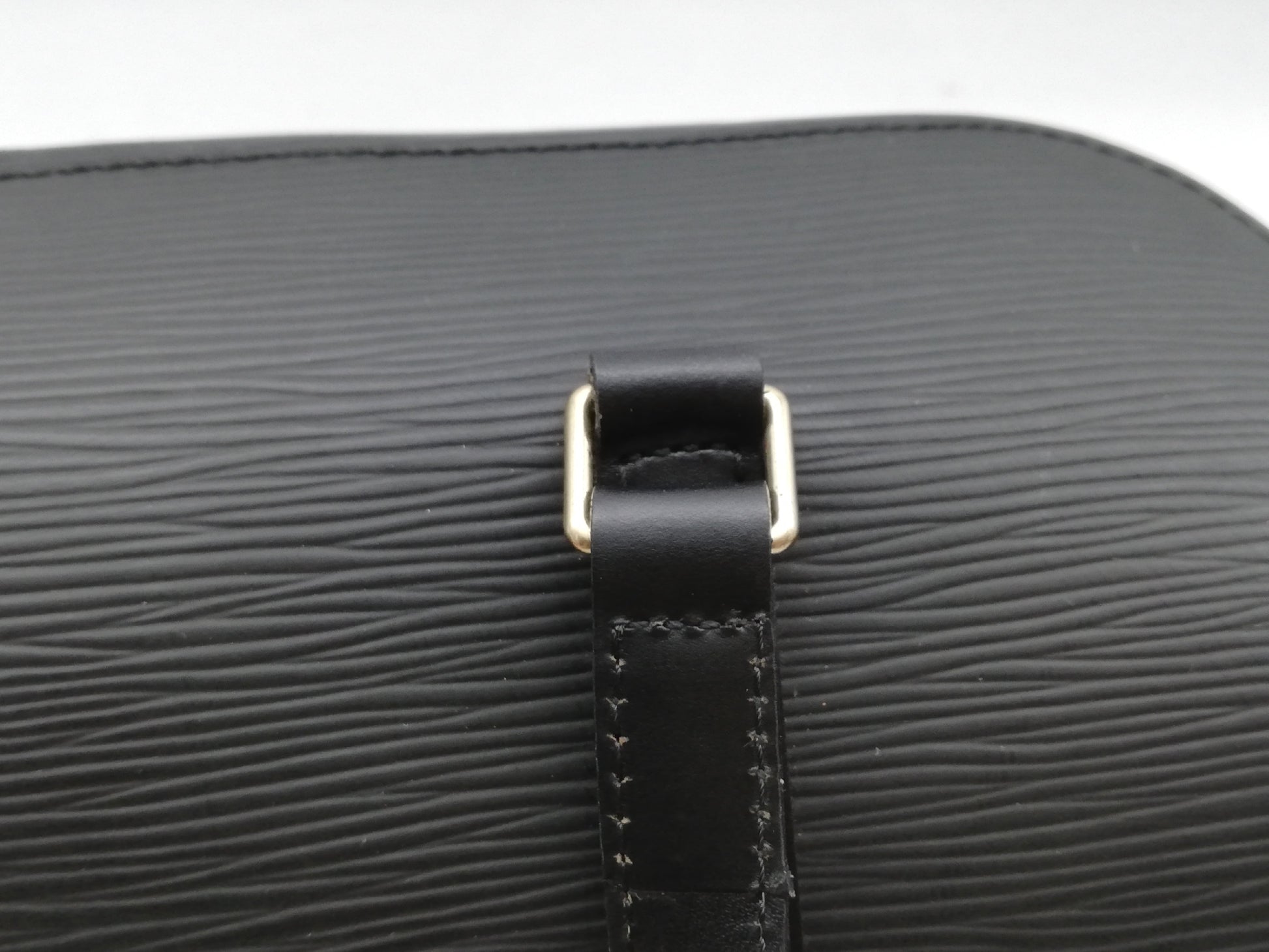 LOUIS VUITTON Epi Soufflot M52222 Noir Handbag