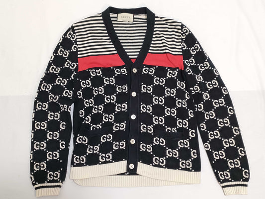 GUCCI GG pattern cardigan