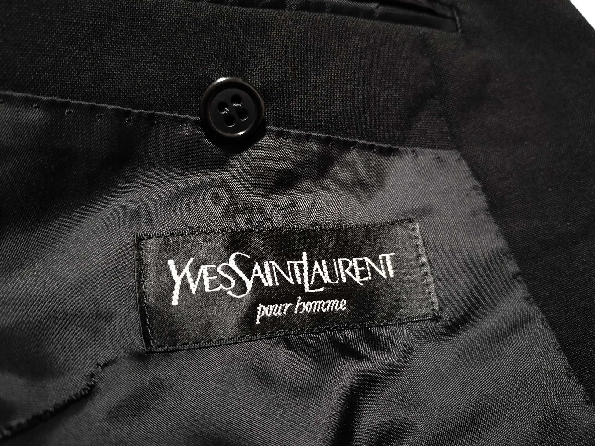 Yves Saint Laurent Double-breasted Set, Black, Other Apparel