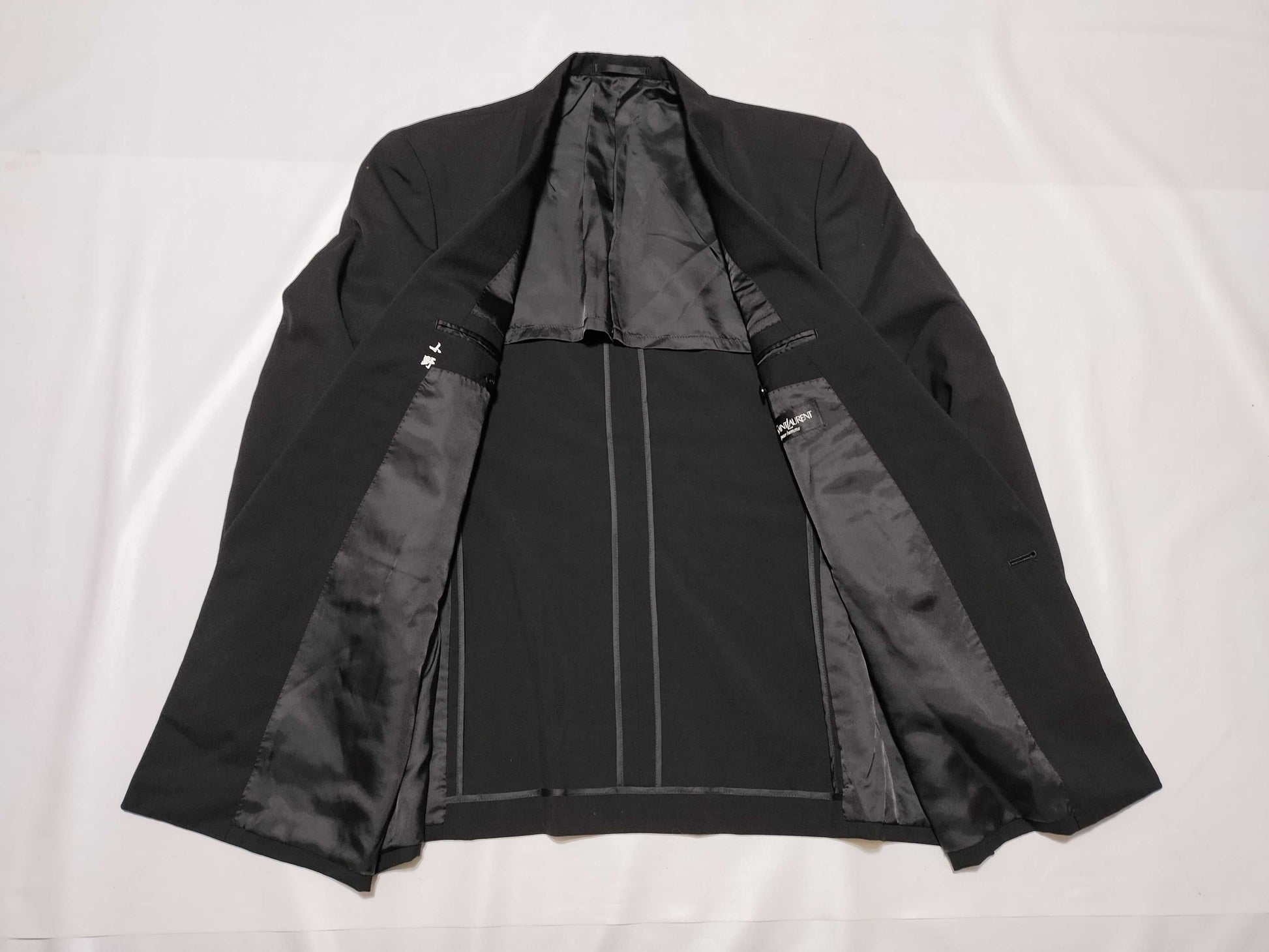 Yves Saint Laurent Double-breasted Set, Black, Other Apparel