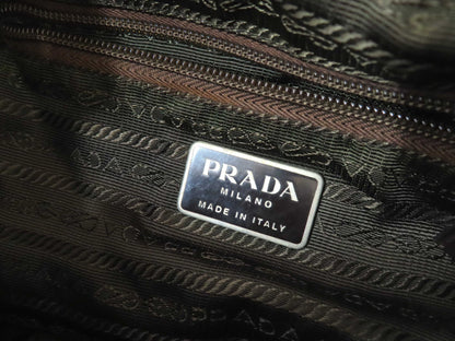 PRADA Backpack Nylon Leather Rucksack