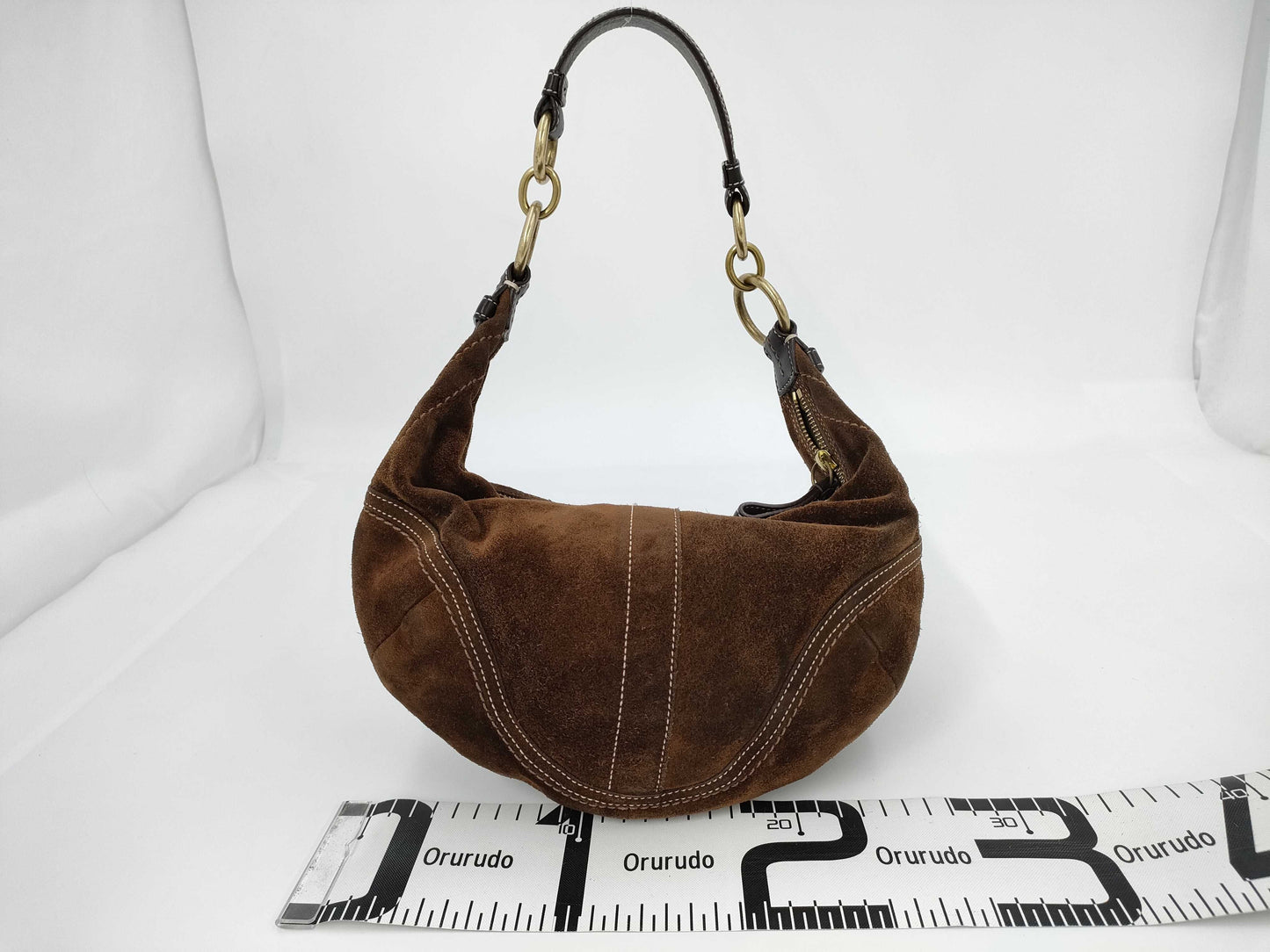 COACH COACH Suede One-Shoulder Bag F10934