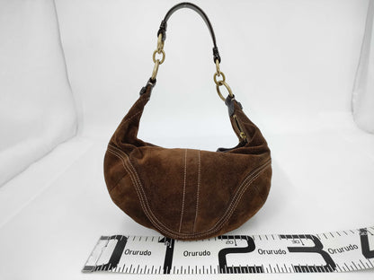 COACH COACH Suede One-Shoulder Bag F10934