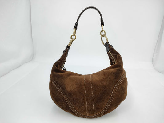 COACH COACH Suede One-Shoulder Bag F10934