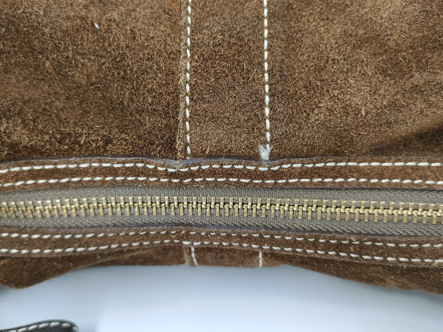 COACH COACH Suede One-Shoulder Bag F10934