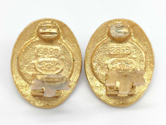 CHANEL Faux Pearl Round 28 Earrings
