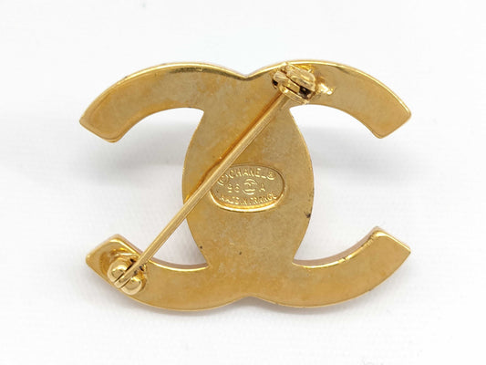 CHANEL Coco Mark Turn Lock 96A Brooch
