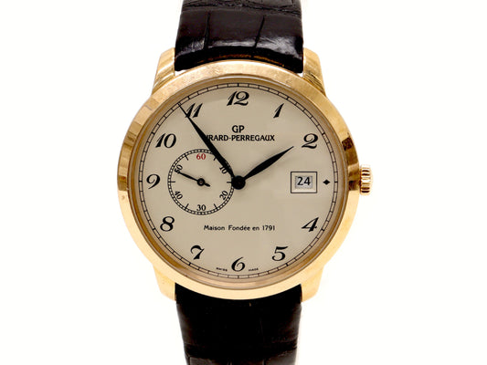 GIRARD PERREGAUX 220th Anniversary Model 49526 14/100 Automatic K18 Men's Watch